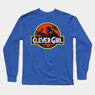 Clever Girl Negative Space Long Sleeve T-Shirt